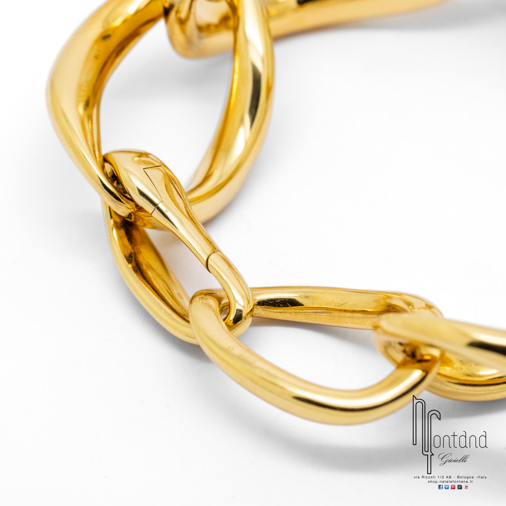 BRACCIALE SUAMEM IN ORO GIALLO 18KT E DIAMANTI