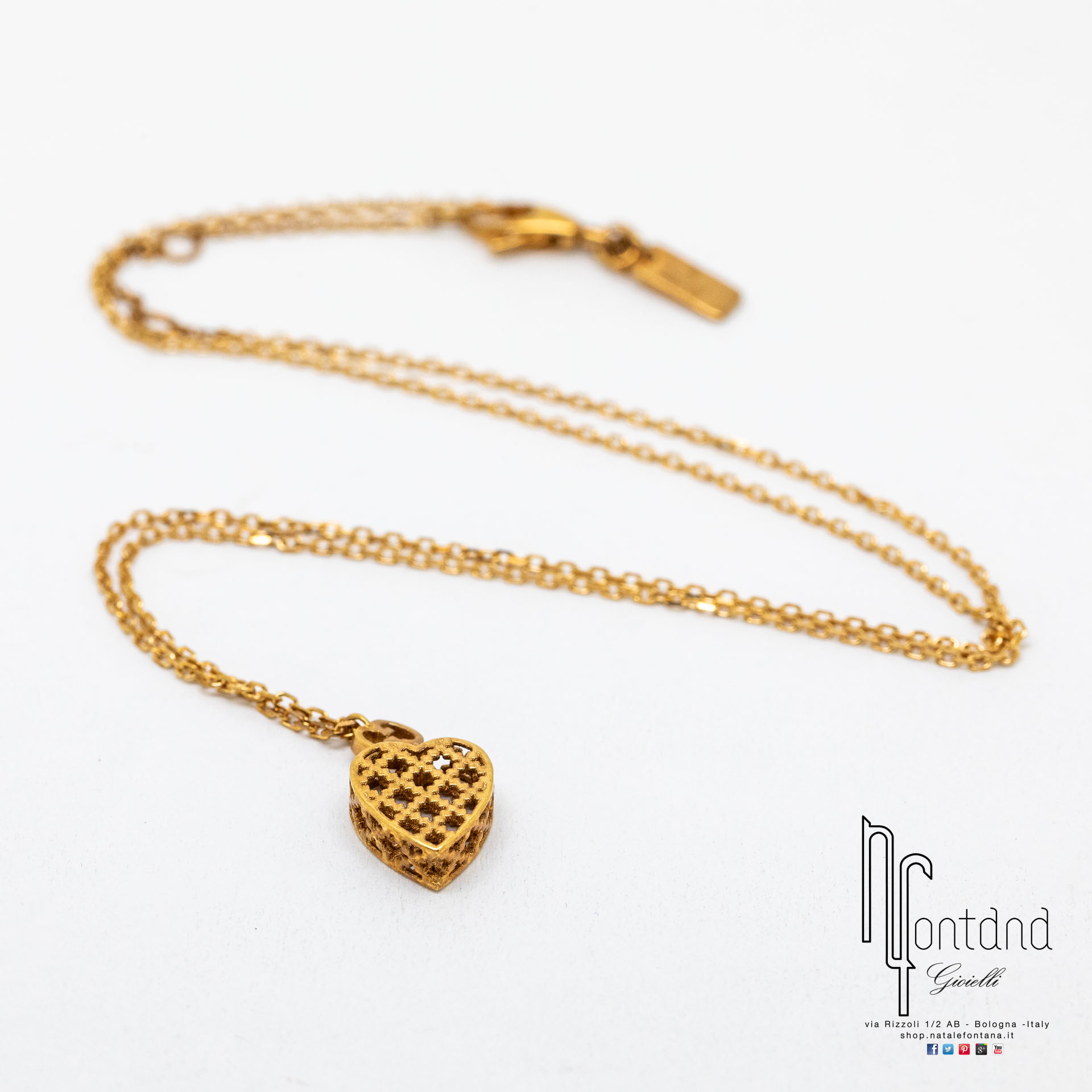 Girocollo Diamantissima in oro giallo 18kt