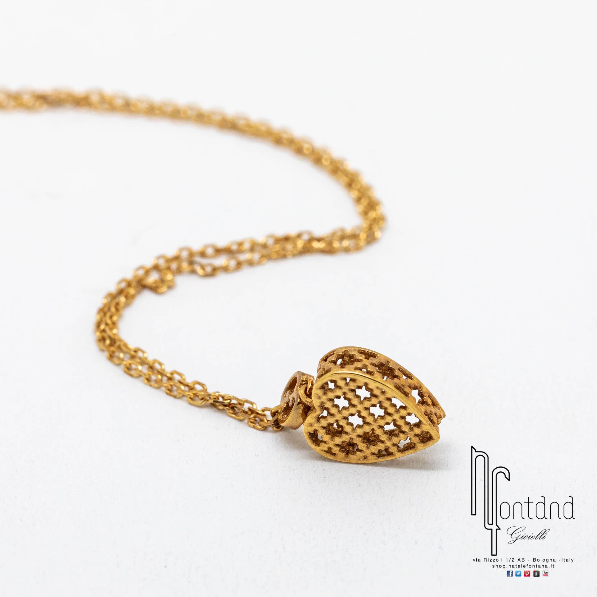 Girocollo Diamantissima in oro giallo 18kt