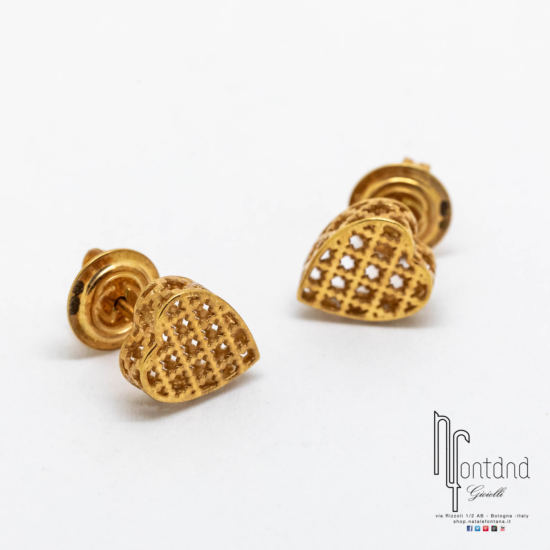 Orecchini DIAMANTISSIMA in oro giallo 18kt