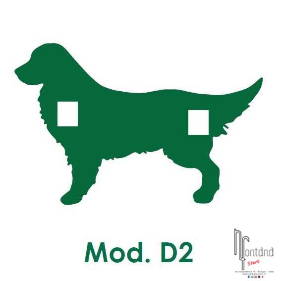 Bambolo Golden Retriver in argento 925 Mod. D2