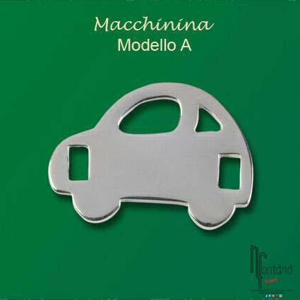 Bambolo Macchinina in argento 925 Modello A