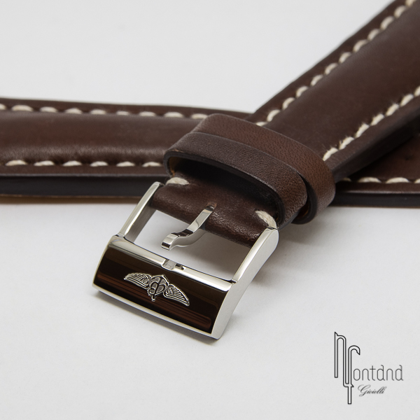 Cinturino Breitling in pelle marrone