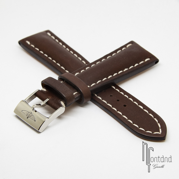 Cinturino Breitling in pelle marrone