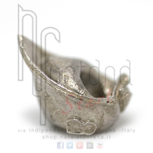 Ciondolo Tortellino in argento - grande