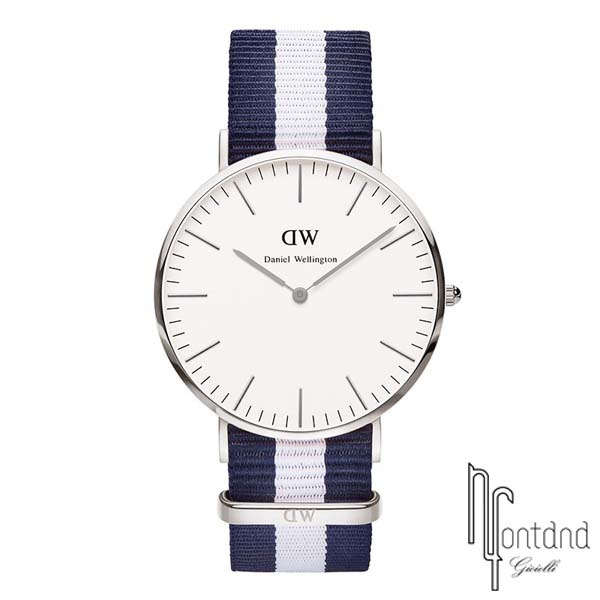 Orologio Daniel Wellington - Classic Glasgow - 40 mm - Silver
