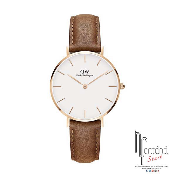 Daniel Wellington - Classic Petite White Durham - 32 mm - Gold