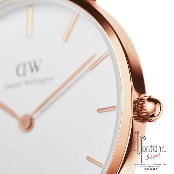 Daniel Wellington - Classic Petite White Sheffield - 32 mm - Gold