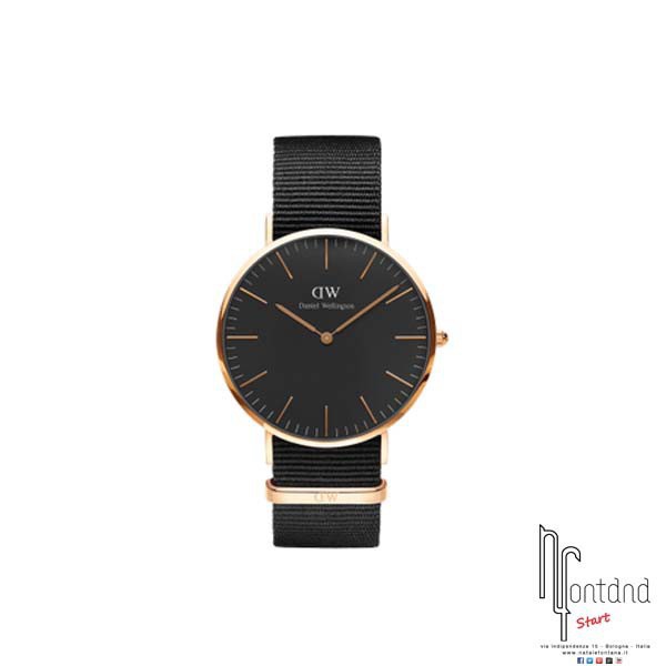 Orologio Daniel Wellington Black - Classic Cornwall - 40 mm - Gold