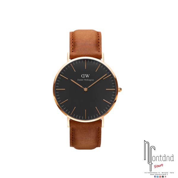 Orologio Daniel Wellington Black - Classic St Mawes - 40 mm - Gold