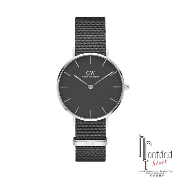 Orologio Daniel Wellington - Petite Black Cornwall - 32 mm - Silver