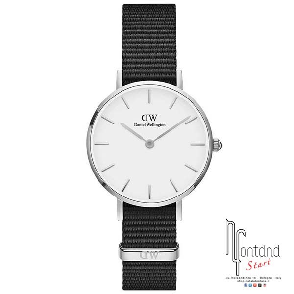 Orologio Daniel Wellington - Petite White Cornwall - 28 mm - Silver