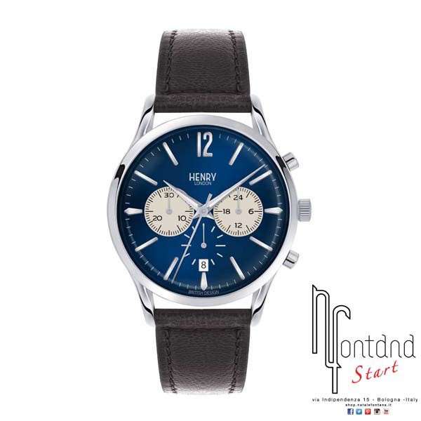 Orologio Henry London - Knightsbridge - 41 mm - Cronografo
