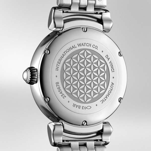 Orologio IWC Da Vinci Lady a carica automatica con cassa e bracciale in  acciaio, quadrante argenté -