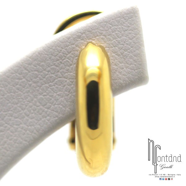 Pomellato - Orecchini Semicerchio a lobo con clips in oro giallo  