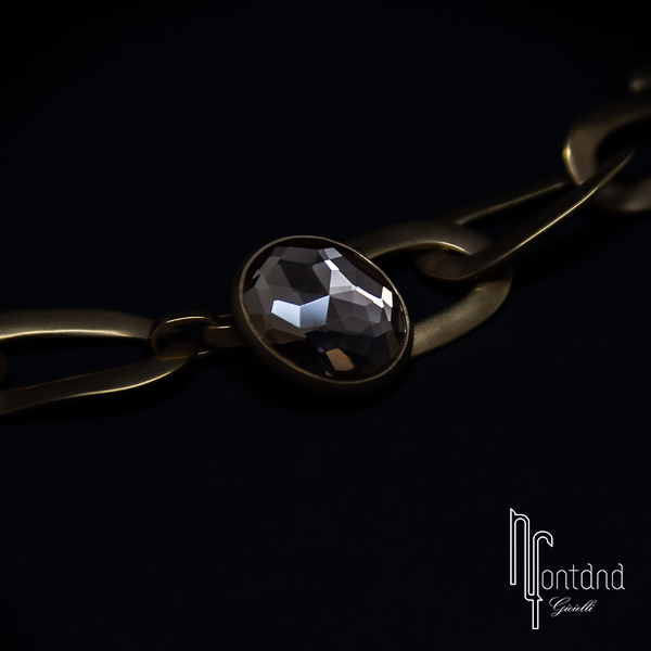 Pomellato - Collana collezione NARCISO in oro rosa 18kt con quarzo