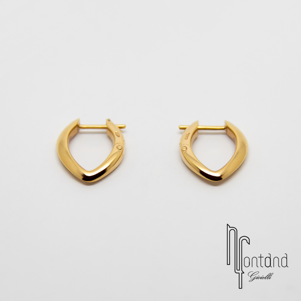 Pomellato - Orecchini collezione CRUNA in oro giallo 18kt medi