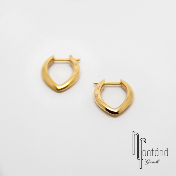 Pomellato - Orecchini collezione CRUNA in oro giallo 18kt medi