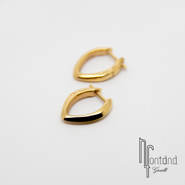 Pomellato - Orecchini collezione CRUNA in oro giallo 18kt medi