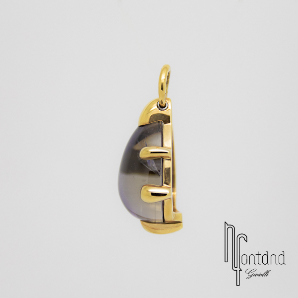 Pomellato - Ciondolo collezione GRIFFE in oro giallo 18kt con iolite