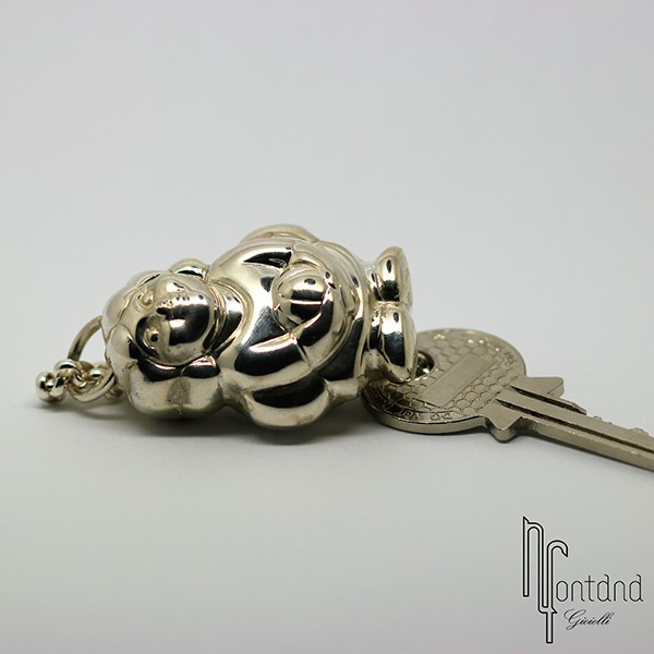 Portachiavi in argento Bambola