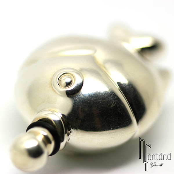 Porta profumi Pesce in argento