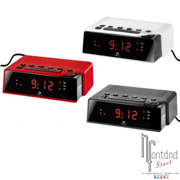 Radiosveglia digitale Lowell AM/FM Nera