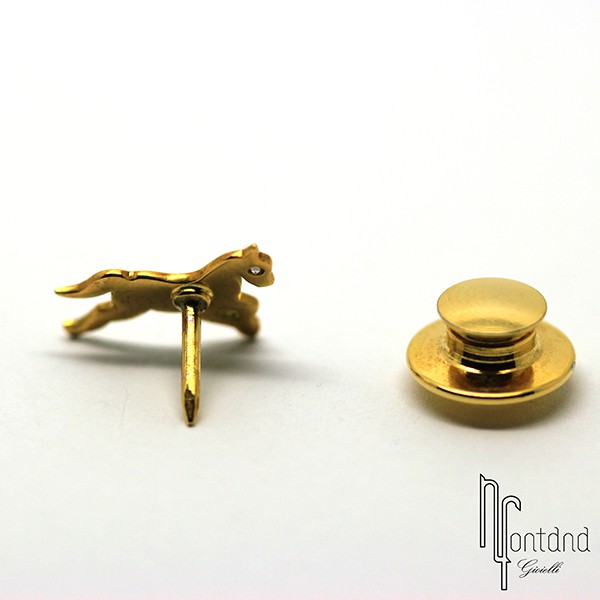 Pasquale Bruni - Spillino Cavallo in oro giallo e brillante