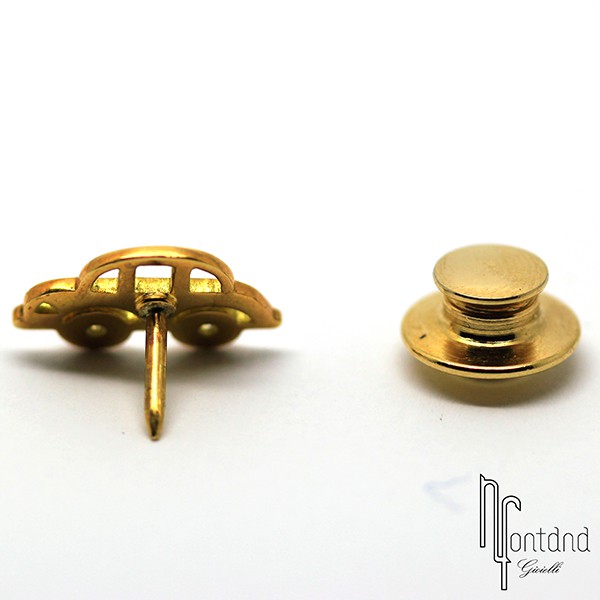 Pasquale Bruni - Spillino Macchina in oro giallo e brillante