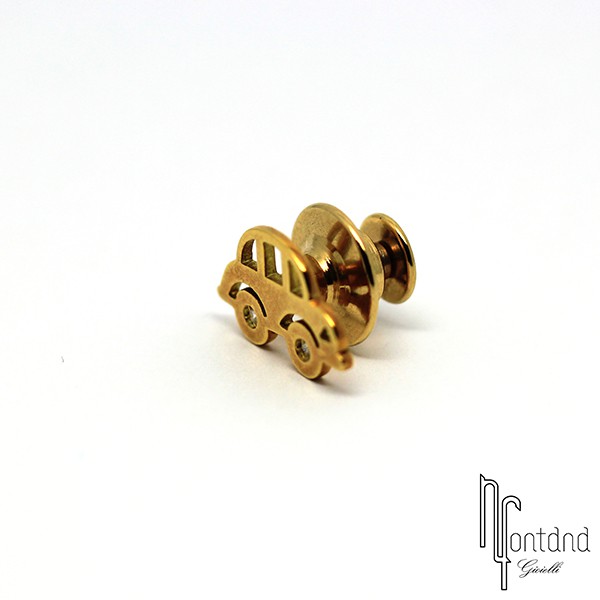 Pasquale Bruni - Spillino Macchina in oro giallo e brillante