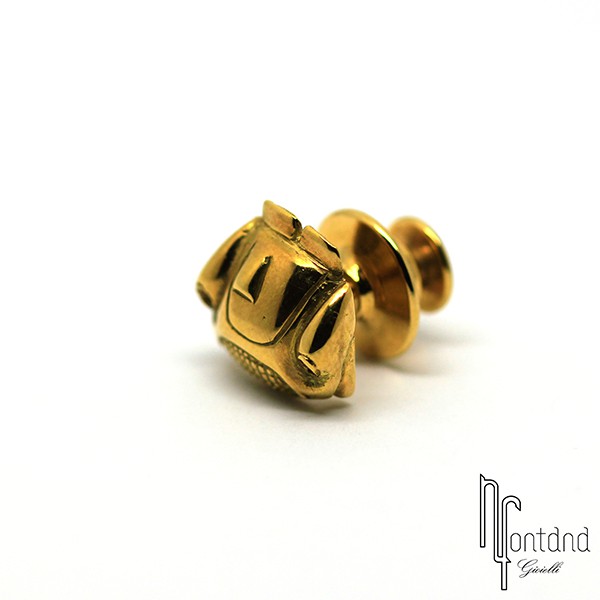 Giovepluvio - Spillino Macchina in oro giallo e brillanti